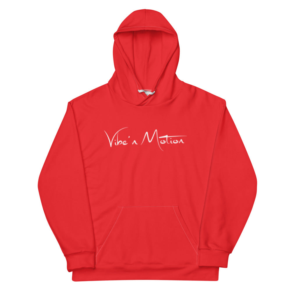 Red Poly Unisex Hoodie