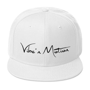 White Snapback Cap